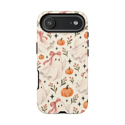 Blush Boo Social iPhone Tough Case | cute ghost