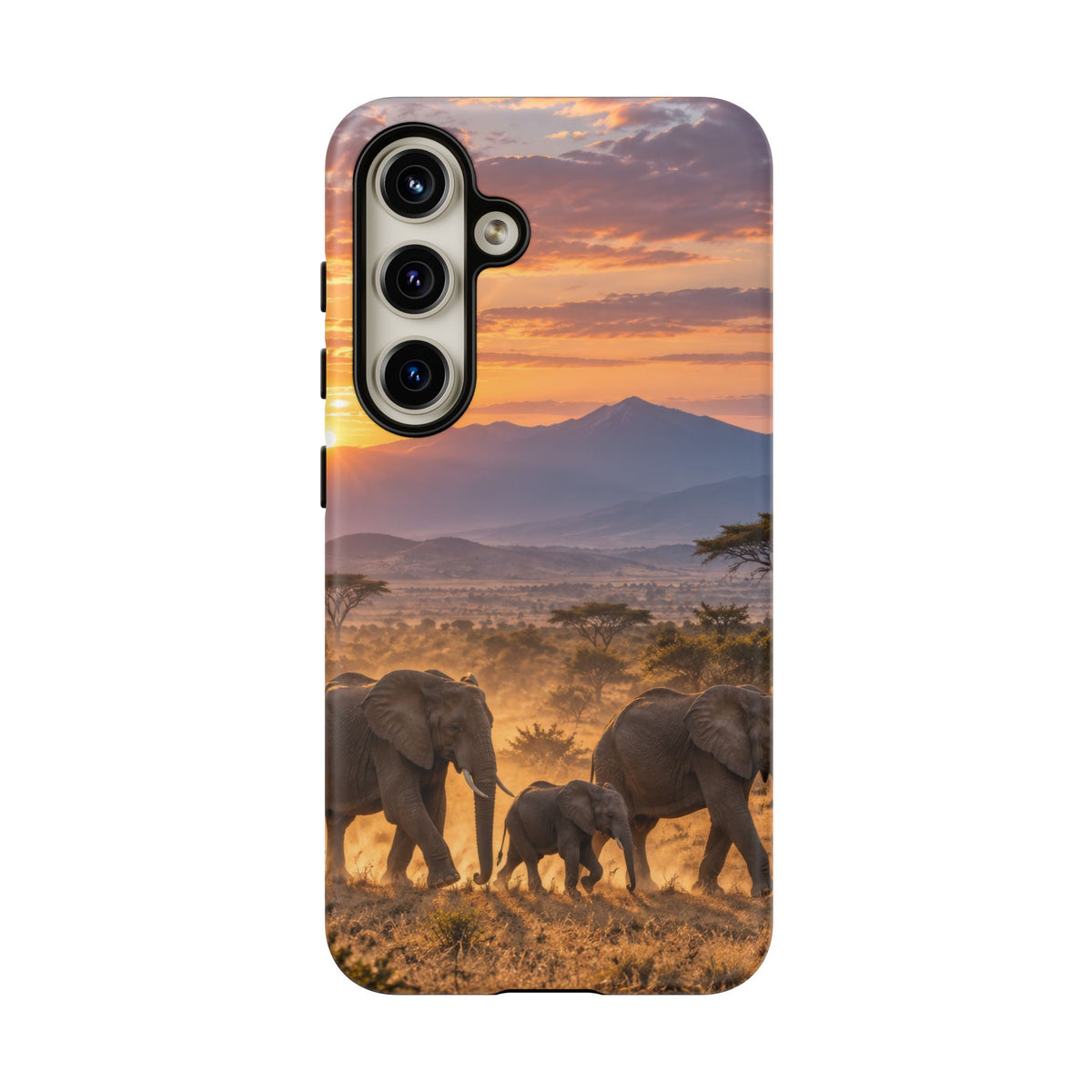 Elephants at First Light Samsung Galaxy Tough Case | african elephants