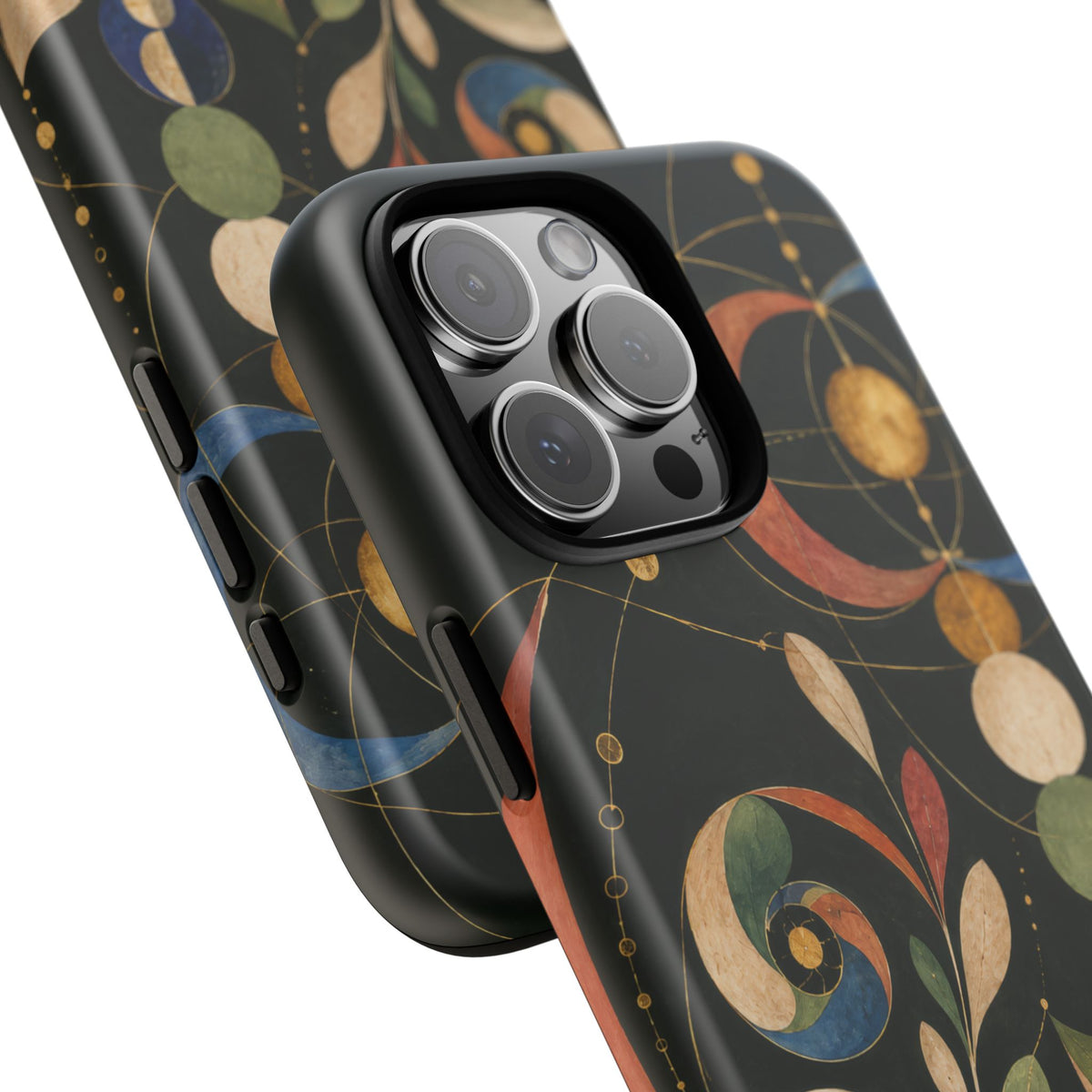 Orbital Garden iPhone Tough Case | Celestial Botanical Geometry