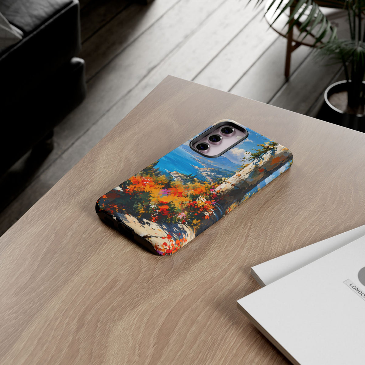 Azure Sanctuary Samsung Galaxy Tough Case | Painterly Coastal Landscape