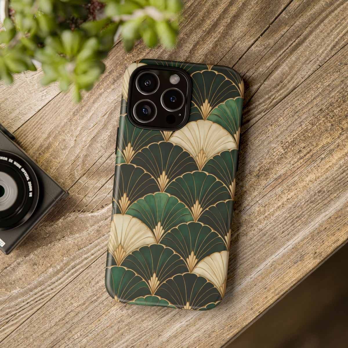 Emerald Salon iPhone Tough Case | art deco