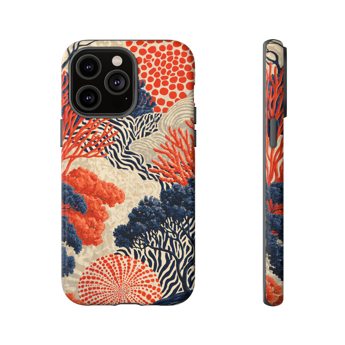 Coral Current iPhone Tough Phone Case