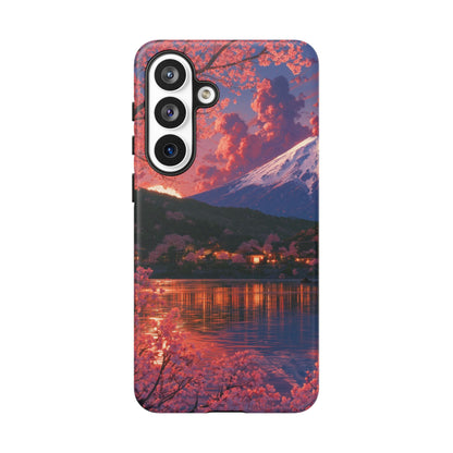 Sakura Lakeside Village Samsung Galaxy Tough Phone Case