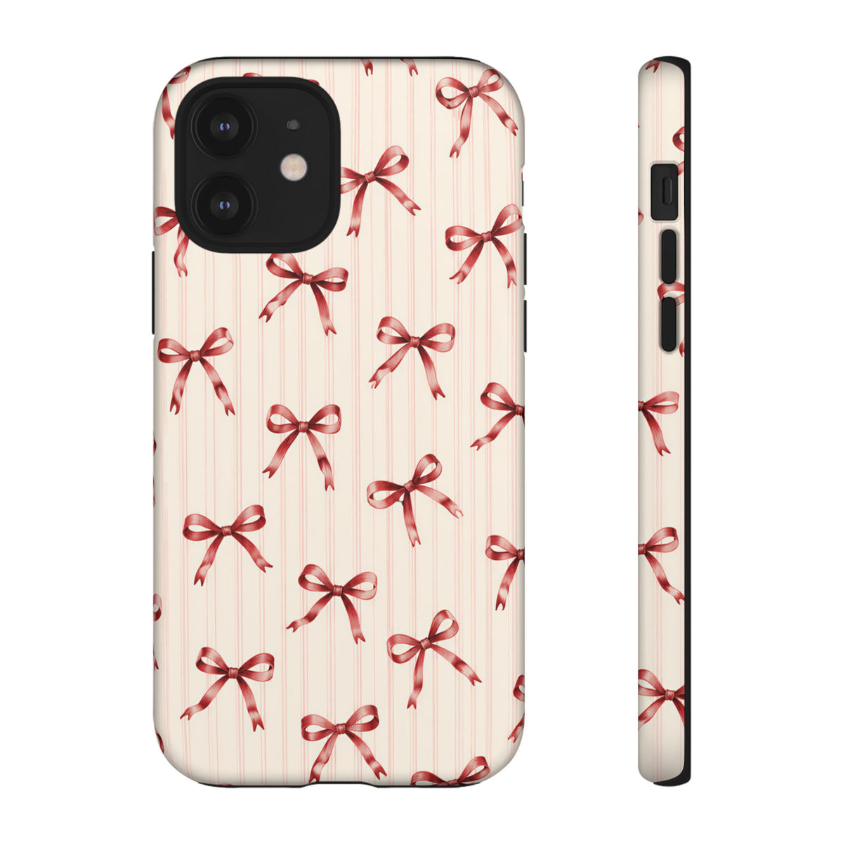Red Bow iPhone Tough Case | Ribbon Waltz