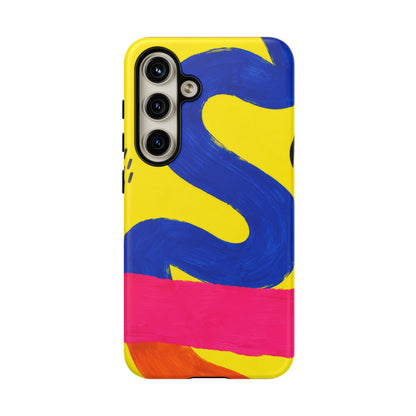 Offbeat Samsung Galaxy Tough Case | Abstract Color Block Art