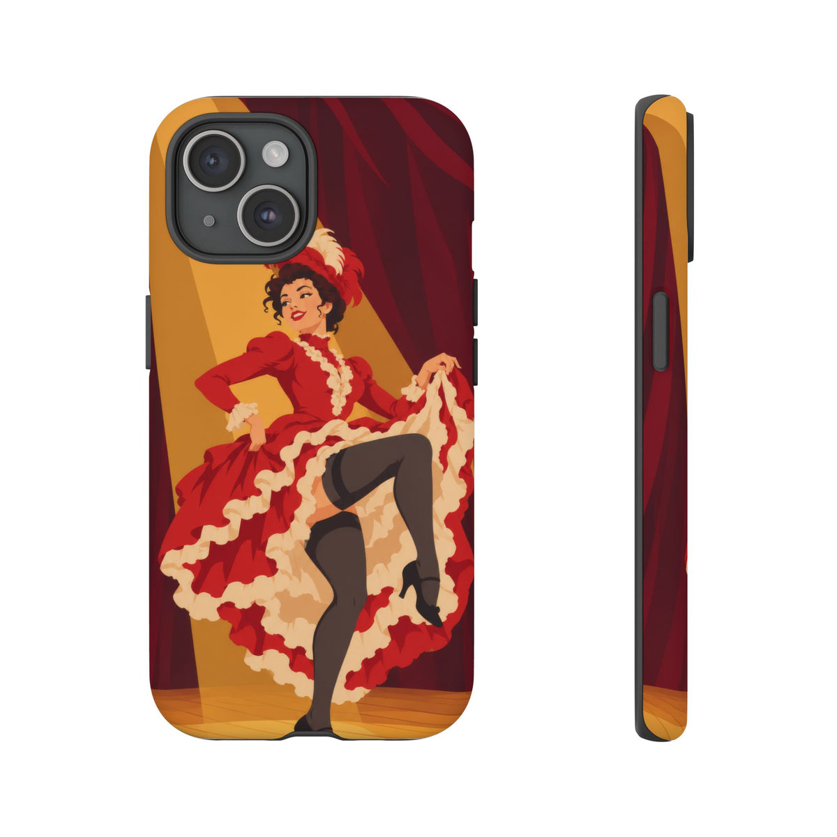 Moulin Rouge Dancer — Crimson Cabaret iPhone Tough Case | cabaret dancer
