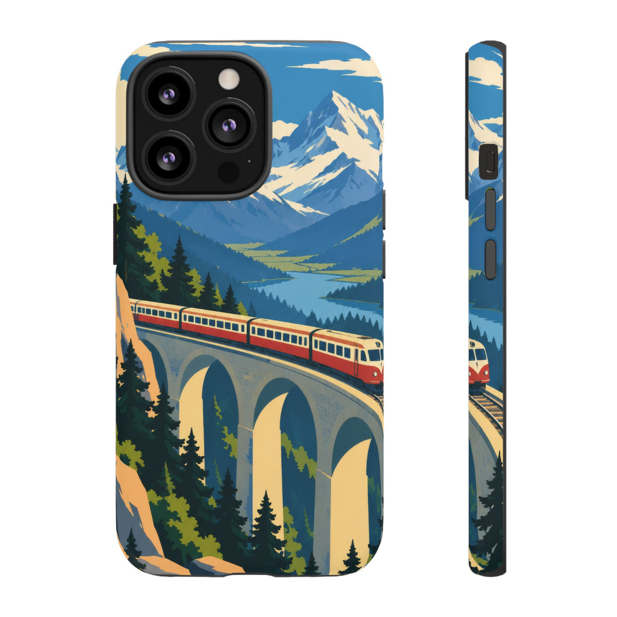 Travel by Train — Alpine Express iPhone Tough Case | train travel