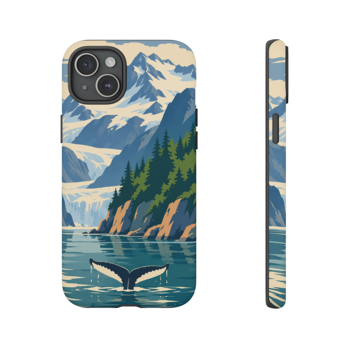 Glacier Bay — Fjord Silence iPhone Tough Case