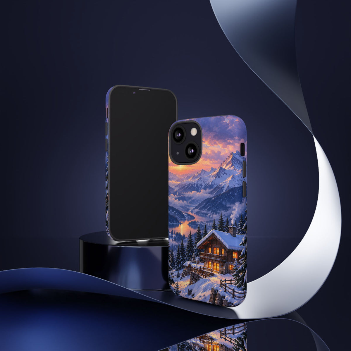 Alpine Hearth iPhone Tough Case | winter cabin