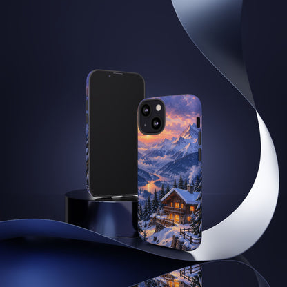 Alpine Hearth iPhone Tough Case | winter cabin