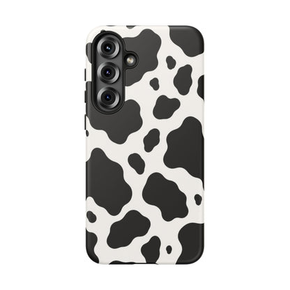 Classic Holstein Samsung Galaxy Tough Case | Black & White Cow Print