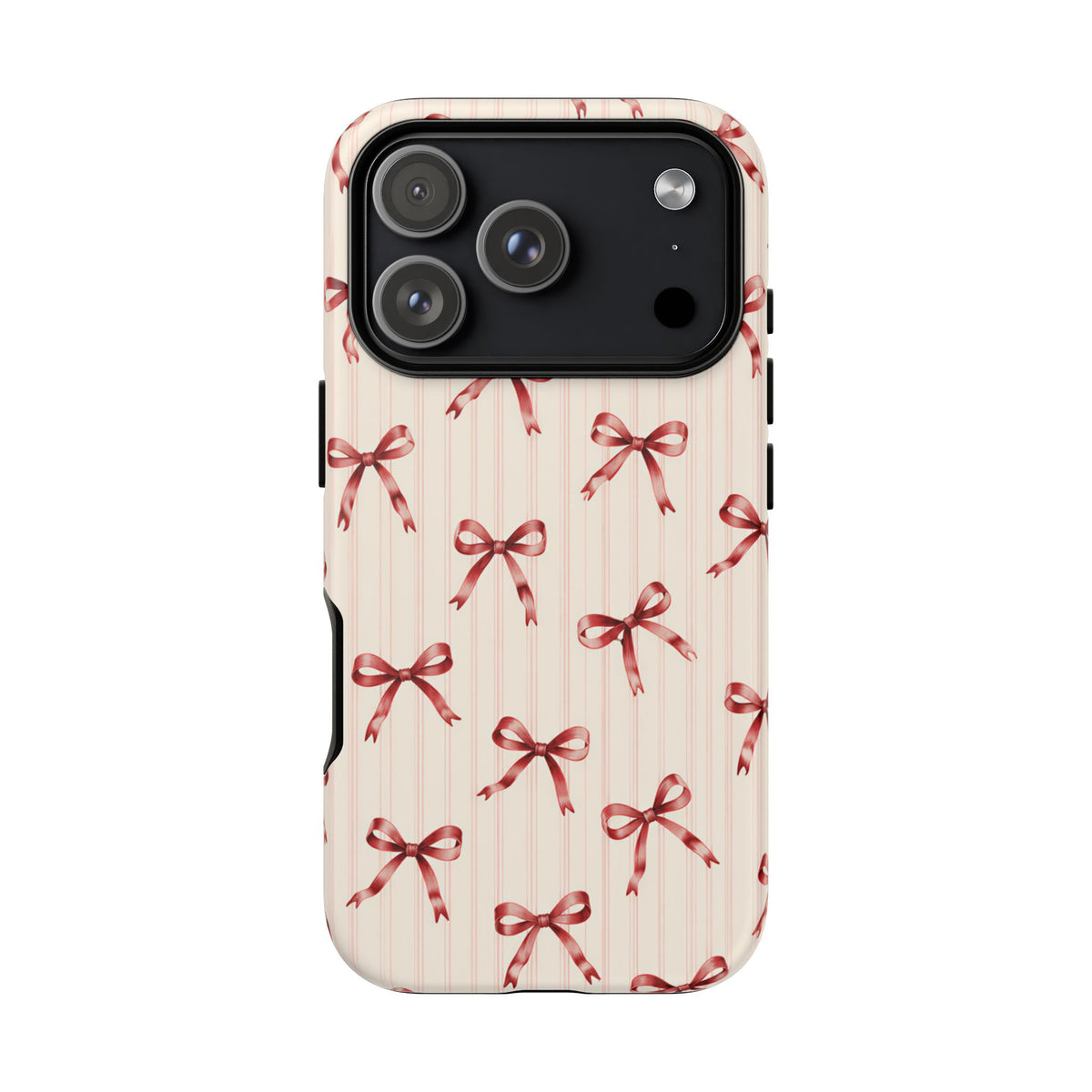 Red Bow iPhone Tough Case | Ribbon Waltz
