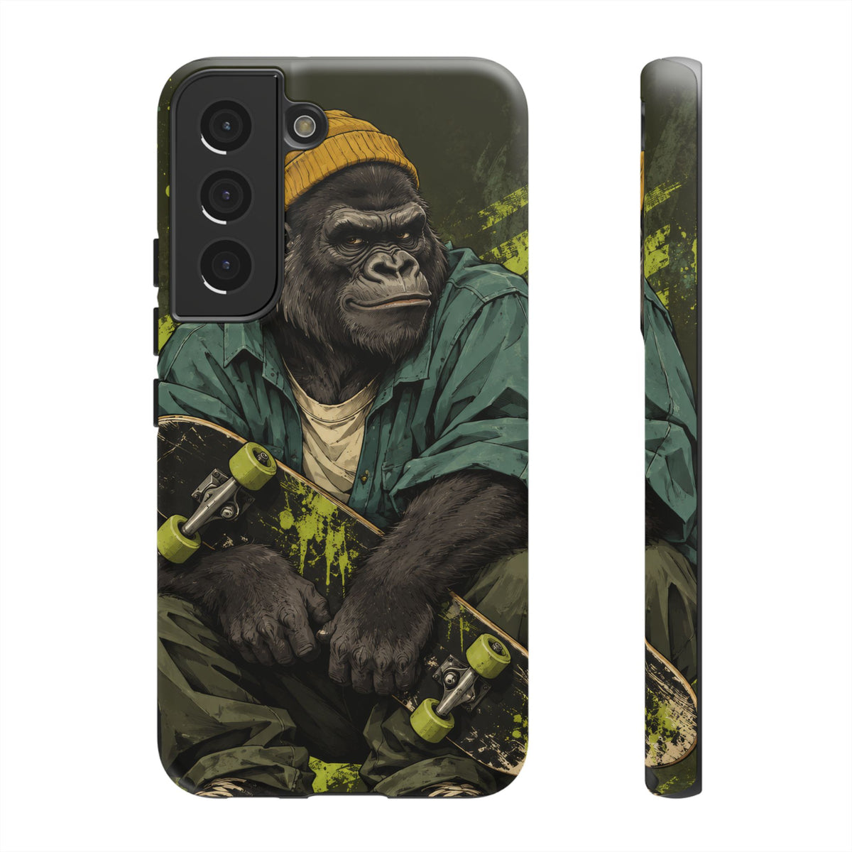Concrete Jungle Samsung Galaxy Tough Case | Skater Gorilla Illustration