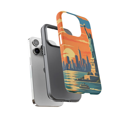 New York City — Harbor Liberty iPhone Tough Case