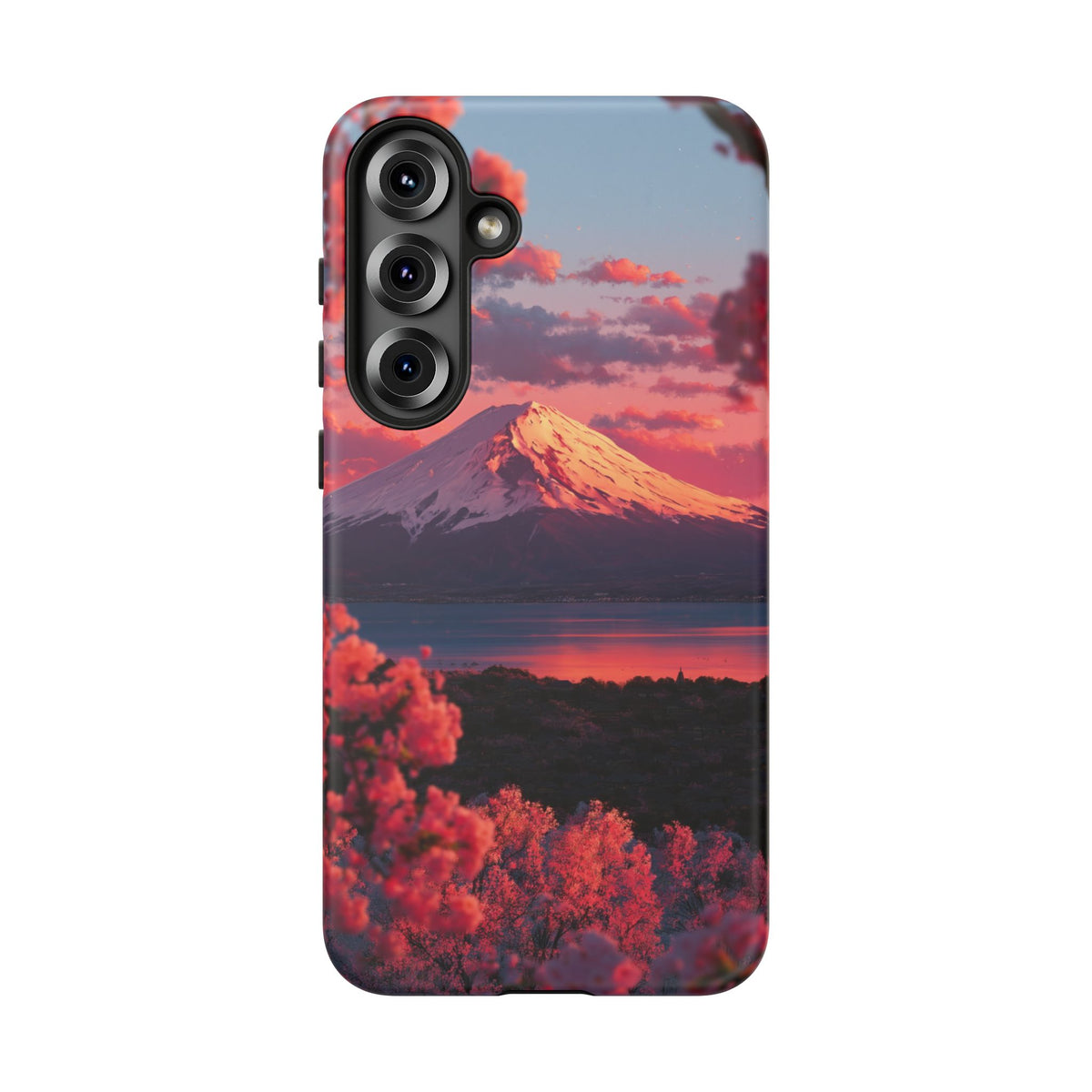 Fuji Rose Horizon Samsung Galaxy Tough Phone Case