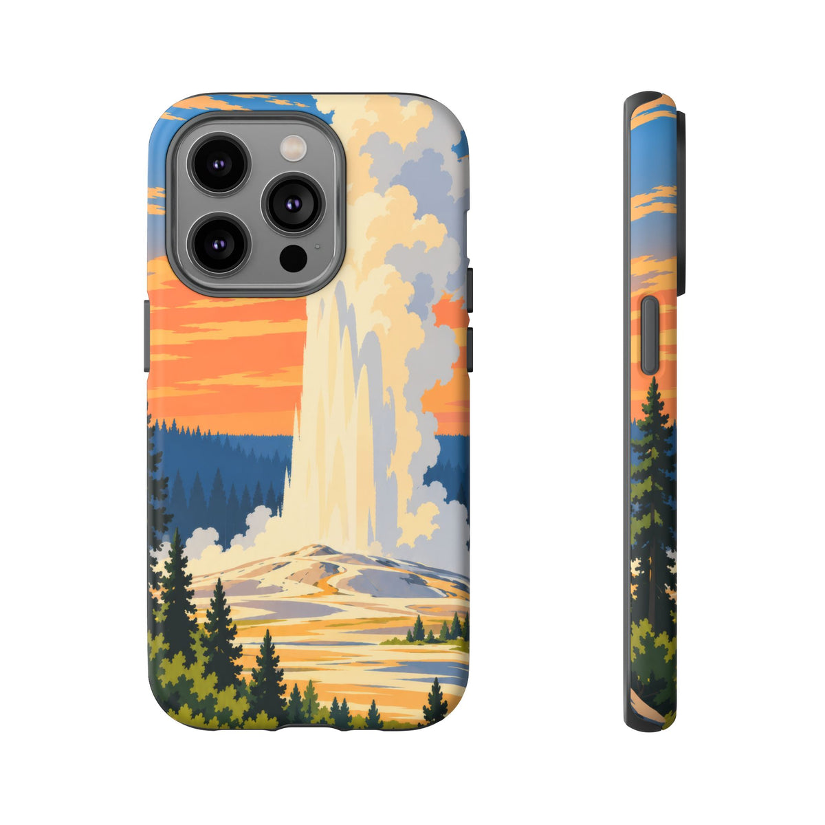 Yellowstone — Geyser Dawn iPhone Tough Case