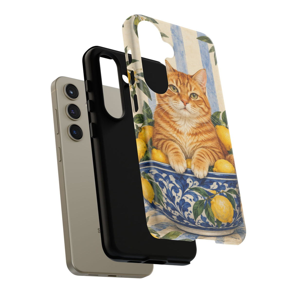 Citrus Inspector Samsung Galaxy Tough Case | ginger cat