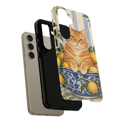 Citrus Inspector Samsung Galaxy Tough Case | ginger cat