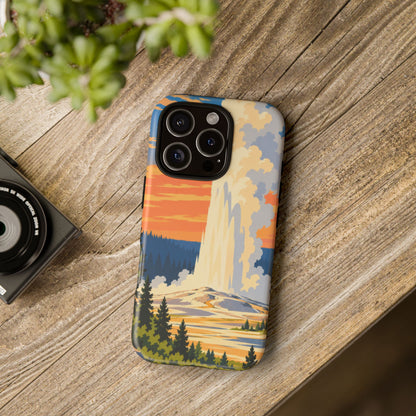 Yellowstone — Geyser Dawn iPhone Tough Case