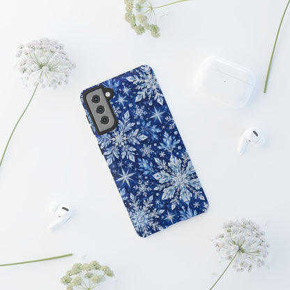 Frosted Midnight Samsung Galaxy Tough Case | snowflake