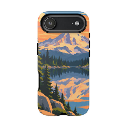 Mount Rainier — Mirror Dawn iPhone Tough Case