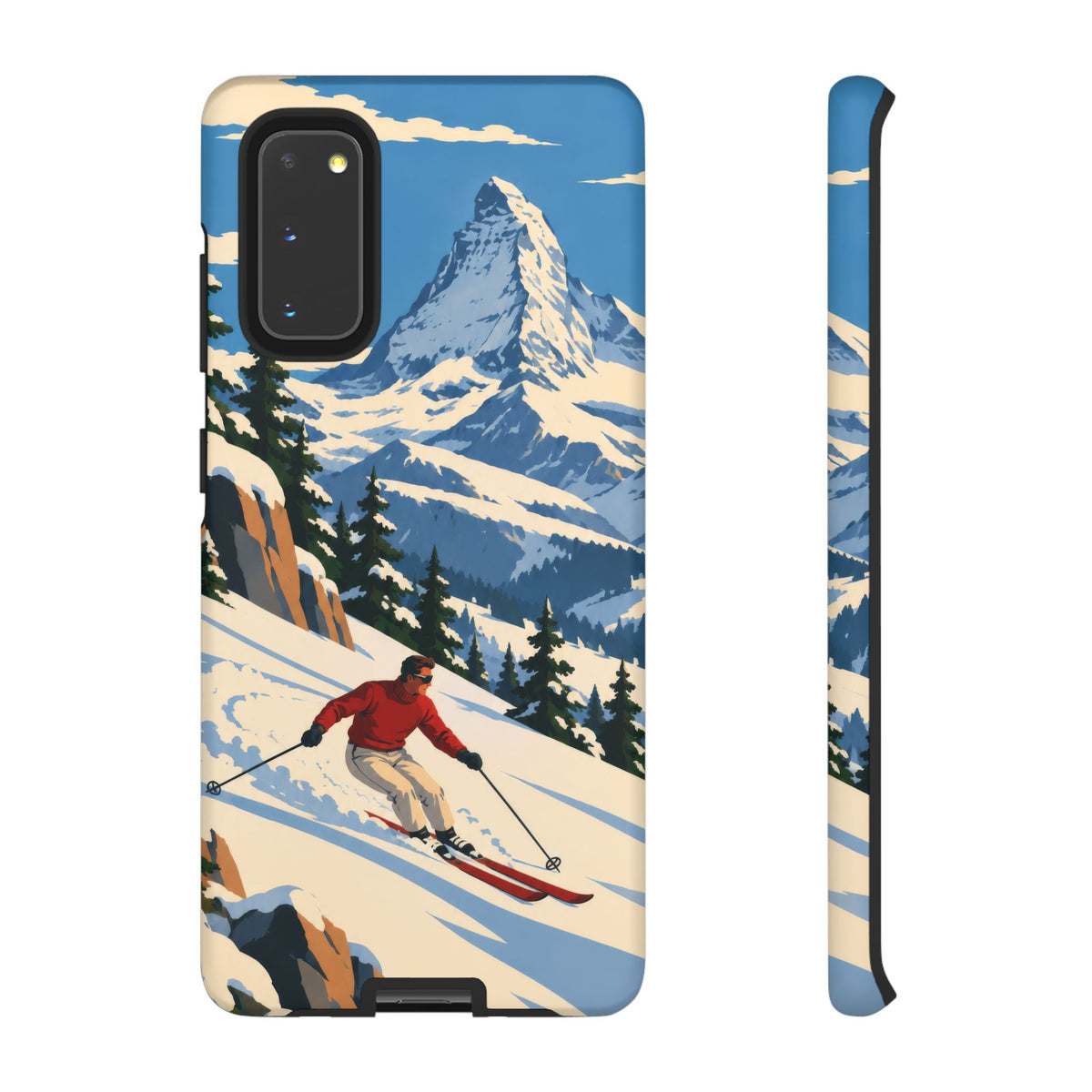 Swiss Skiing — Downhill Arc Samsung Galaxy Tough Case