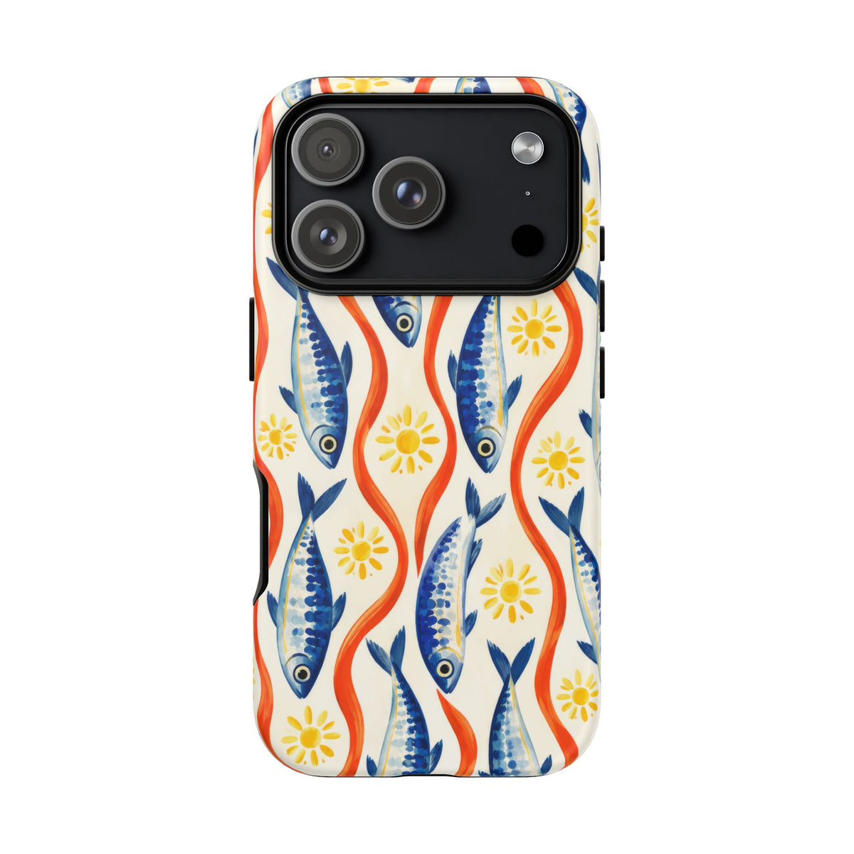 Sardine Social iPhone Tough Case | sardine print