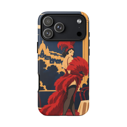 Moulin Rouge Dancer — Velvet Encore iPhone Tough Case | cabaret dancer