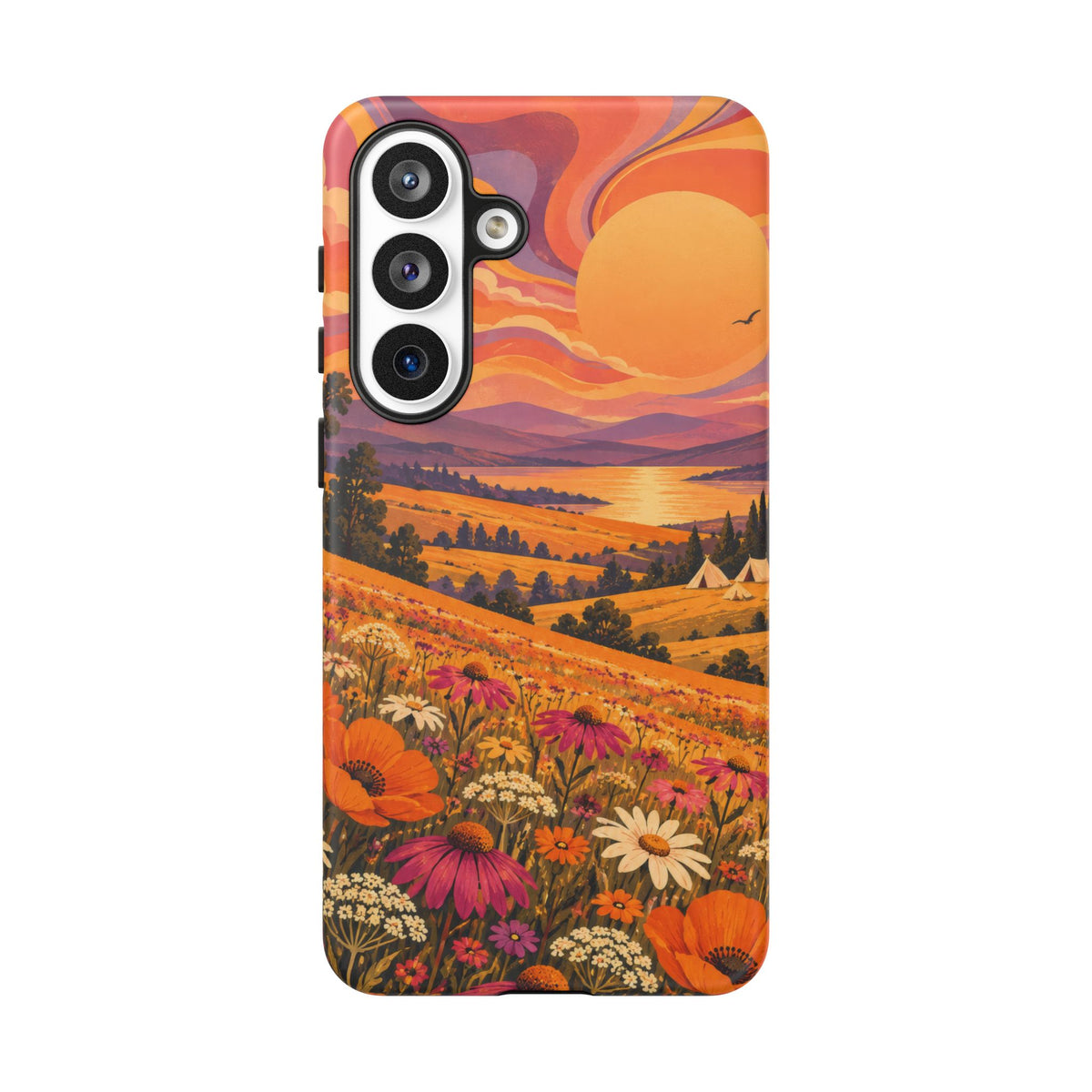 Golden Field Reverie Samsung Galaxy Tough Case | sixties festival