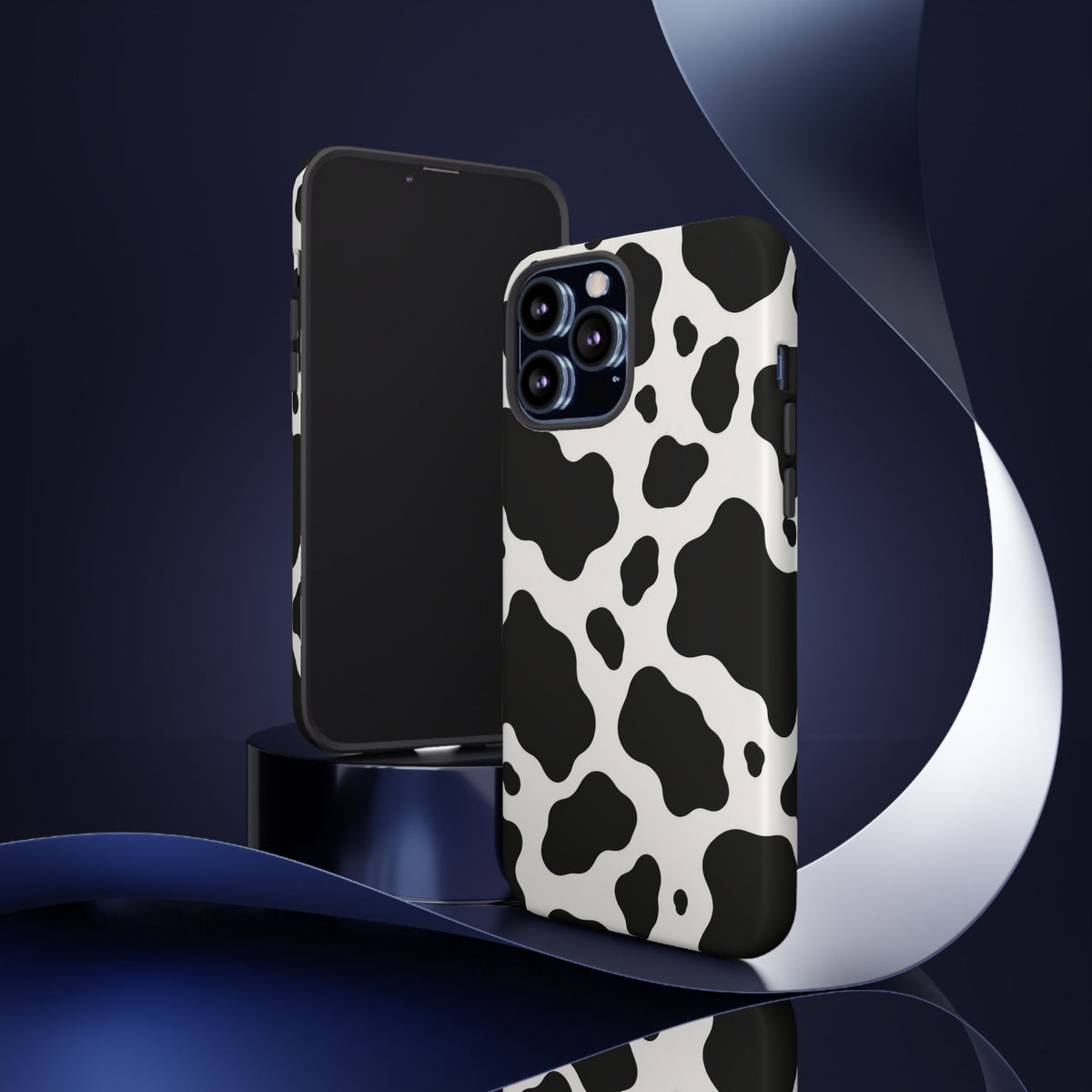 Classic Holstein iPhone Tough Case | Black & White Cow Print