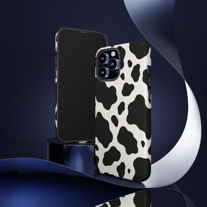 Classic Holstein iPhone Tough Case | Black & White Cow Print