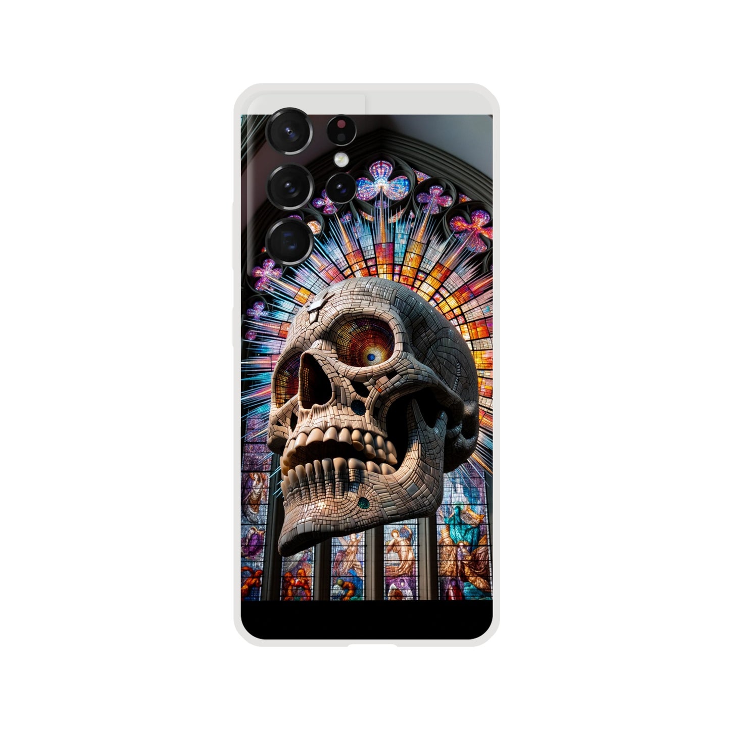 Phone Case - Stained Glass Skull
