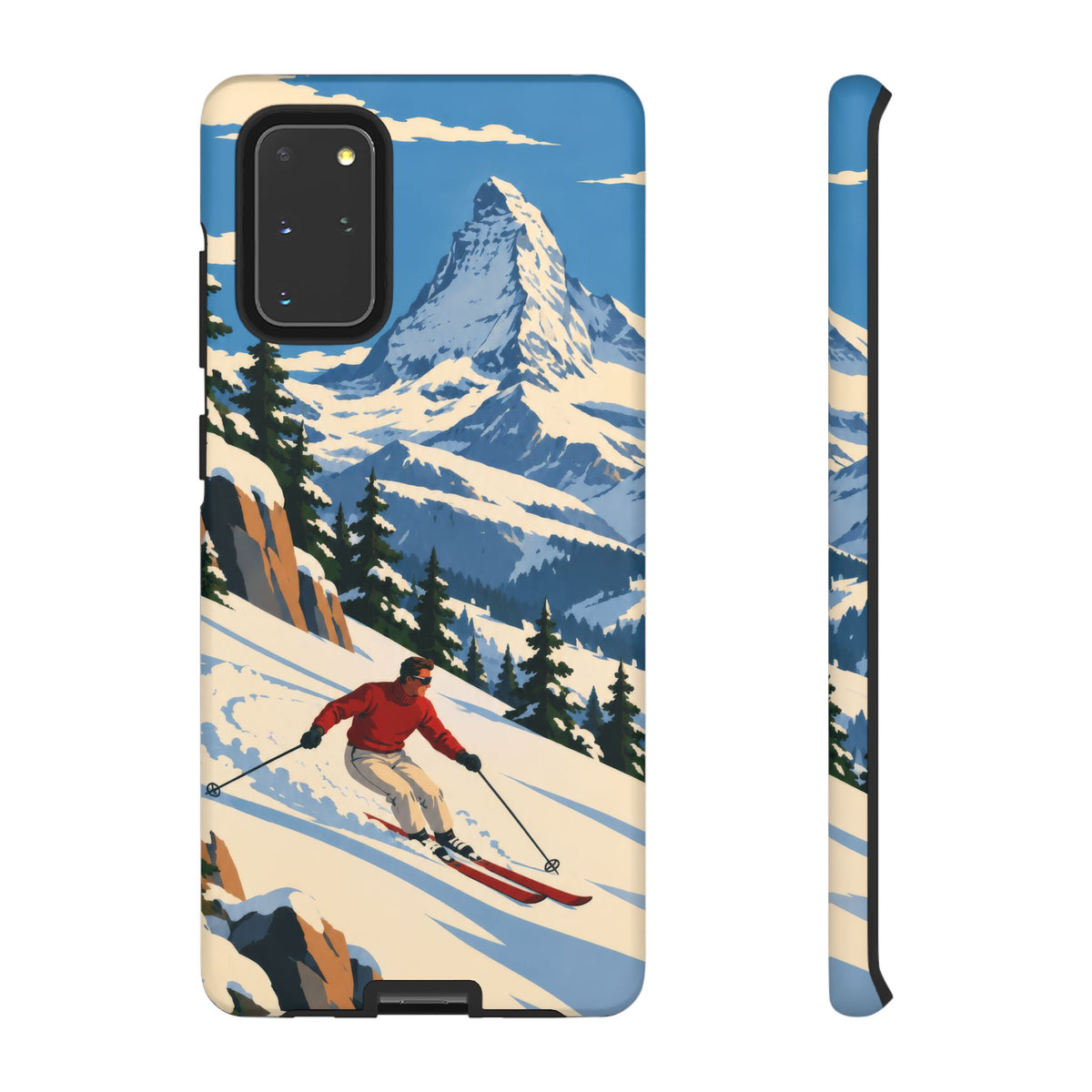 Swiss Skiing — Downhill Arc Samsung Galaxy Tough Case