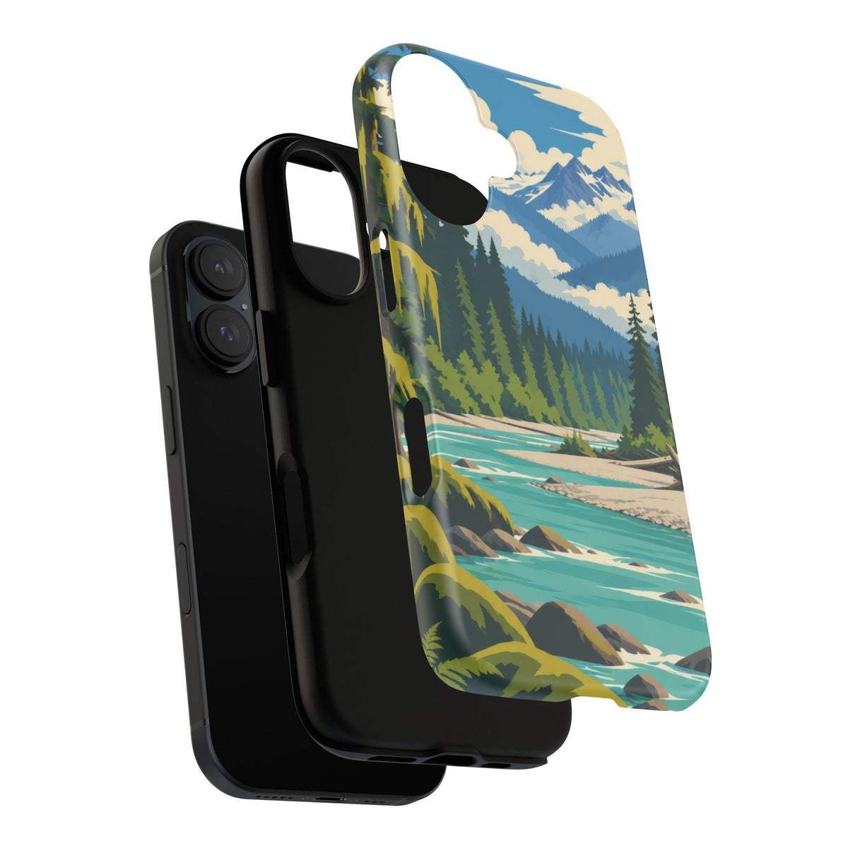 Hoh Rain Forest — Rivergreen iPhone Tough Case