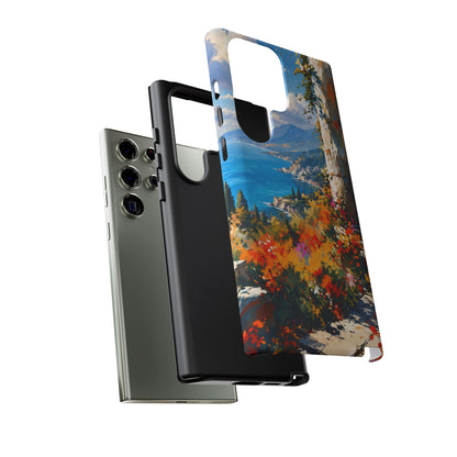 Azure Sanctuary Samsung Galaxy Tough Case | Painterly Coastal Landscape
