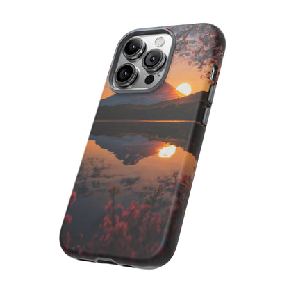 Fuji Golden Reflection iPhone Tough Phone Case