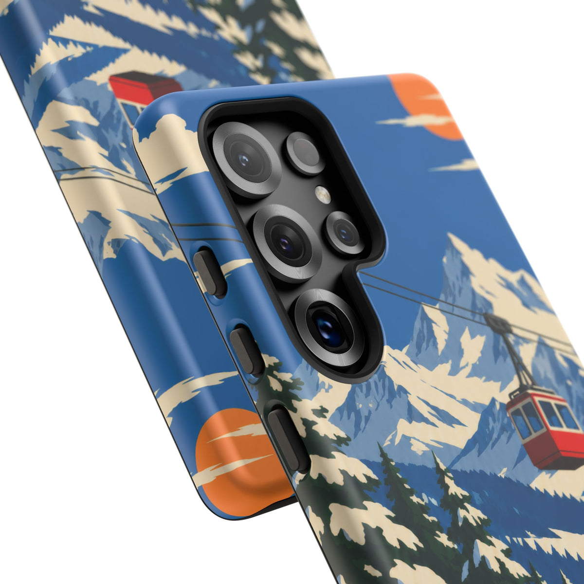 Swiss Skiing — Lift to the Sky Samsung Galaxy Tough Case