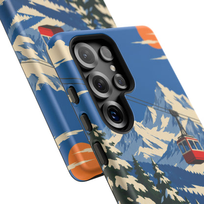 Swiss Skiing — Lift to the Sky Samsung Galaxy Tough Case