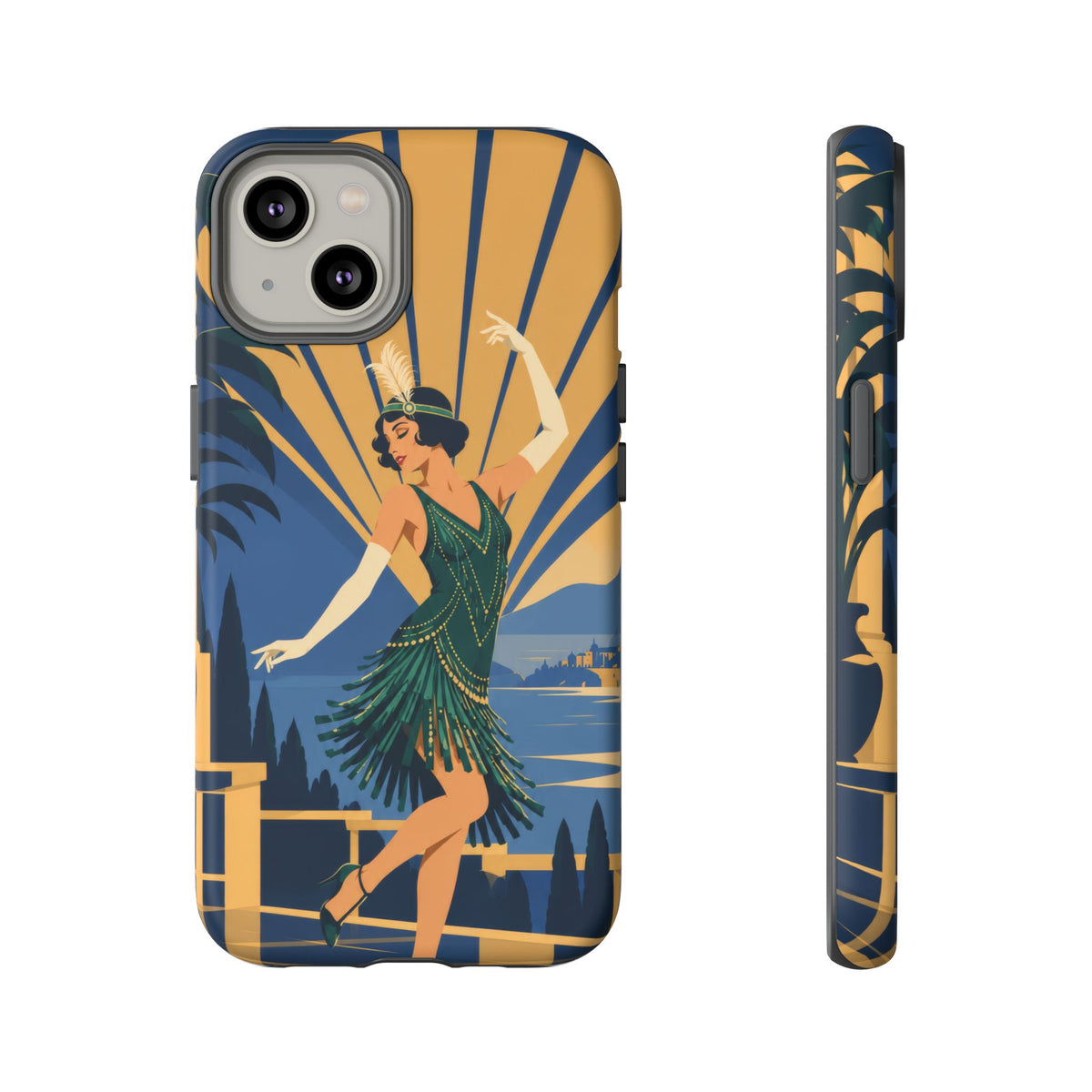 1920s Flapper — Jazz After Dark iPhone Tough Case