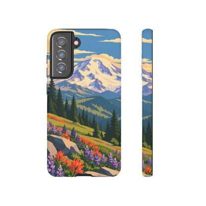 Mount Rainier — Meadow Radiance Samsung Galaxy Tough Case