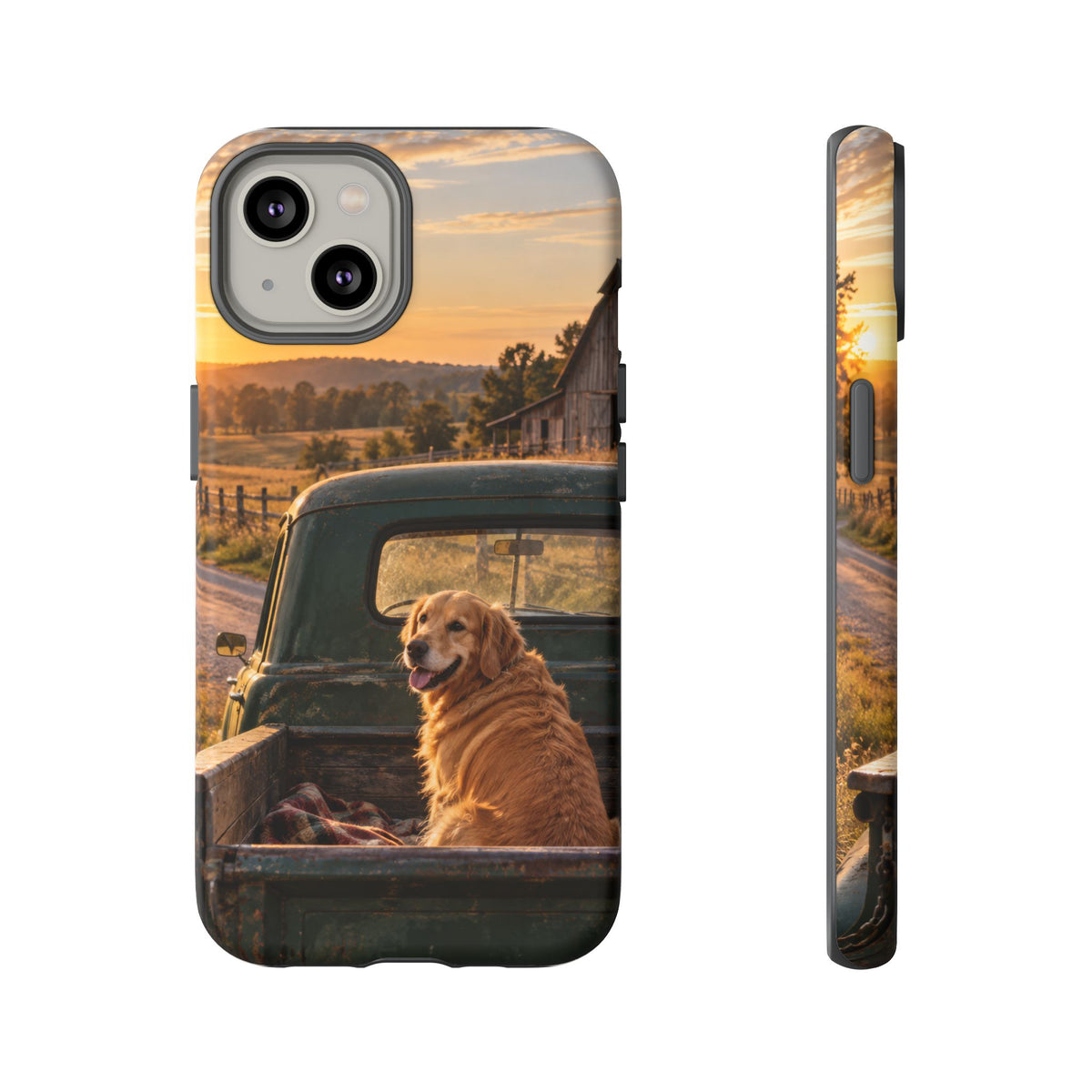 Sunday Road Golden iPhone Tough Case | golden retriever