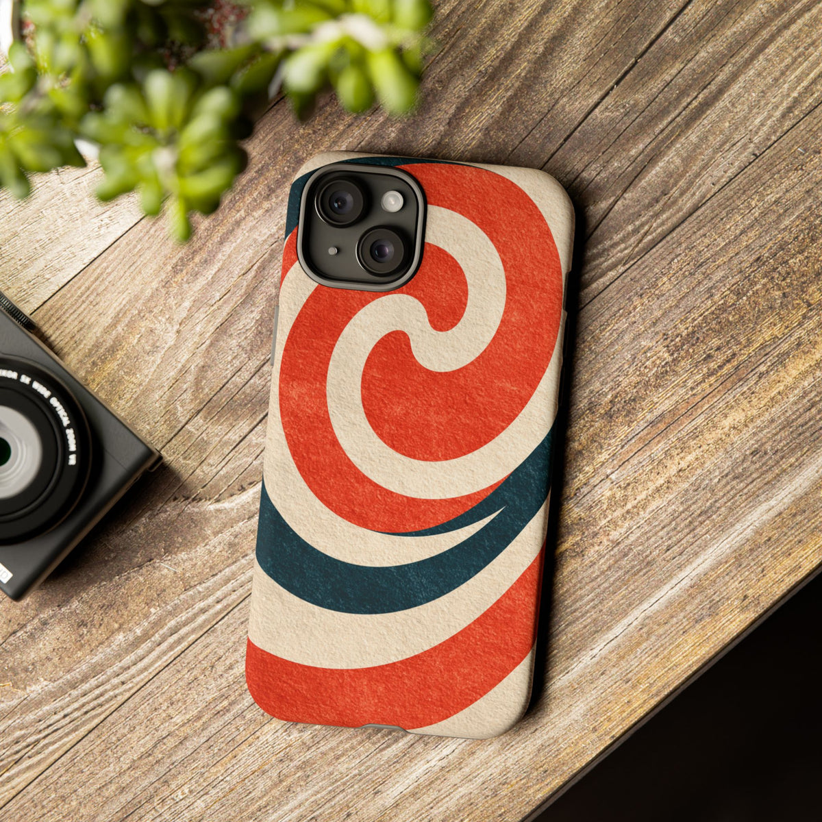 Ember Spiral iPhone Tough Phone Case