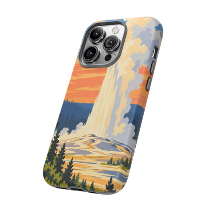 Yellowstone — Geyser Dawn iPhone Tough Case