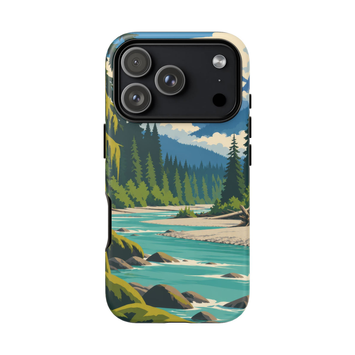 Hoh Rain Forest — Rivergreen iPhone Tough Case