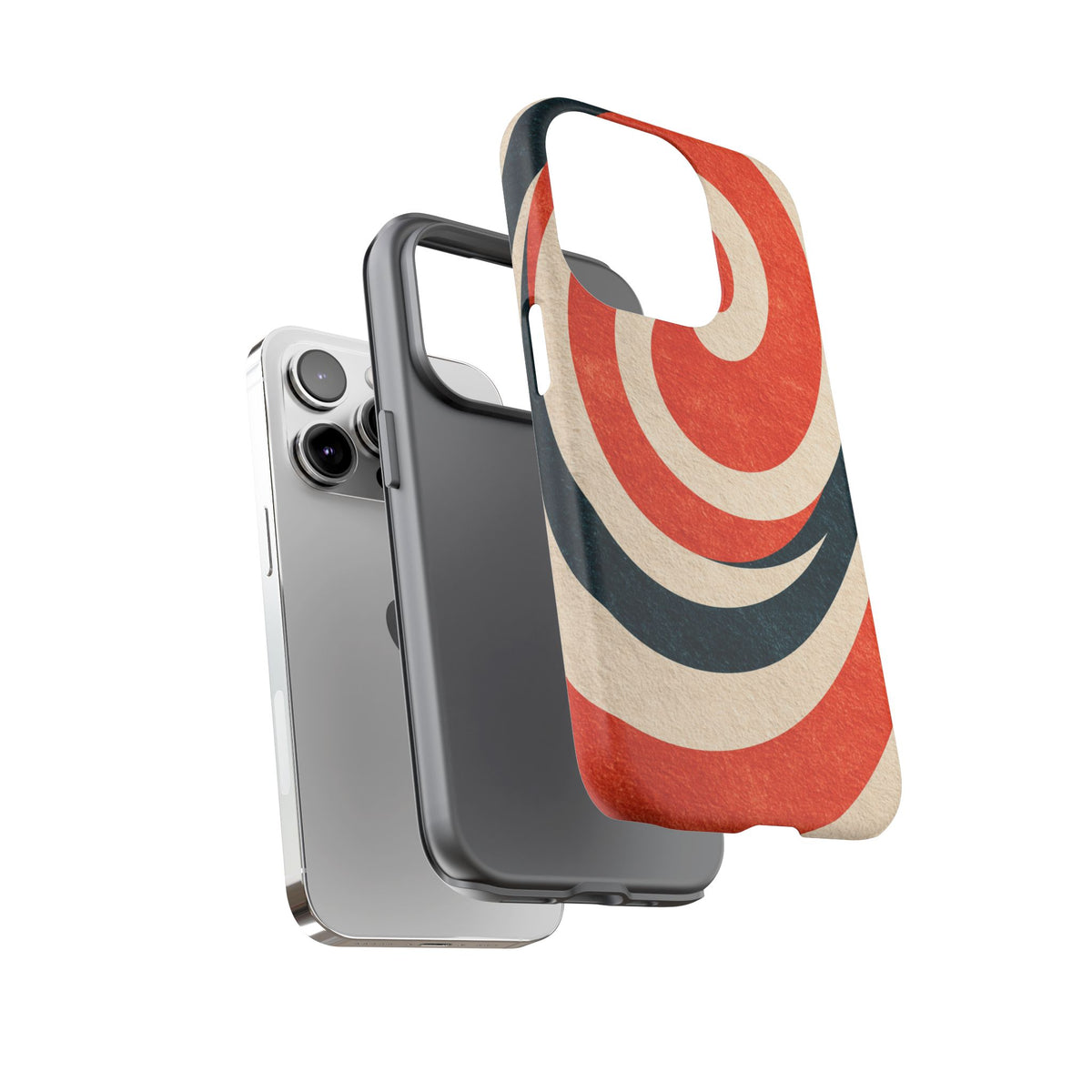 Ember Spiral iPhone Tough Phone Case