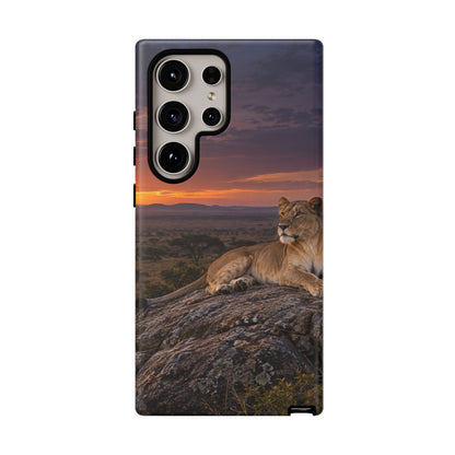 Lioness in the Blue Hour Samsung Galaxy Tough Case