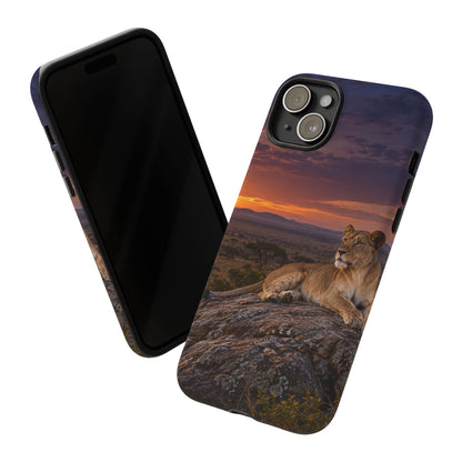 Lioness in the Blue Hour iPhone Tough Case