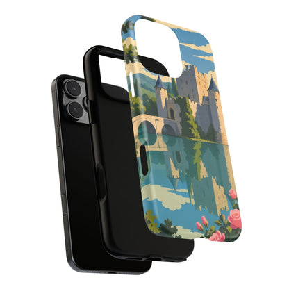 English Castle — Moat and Roses iPhone Tough Case