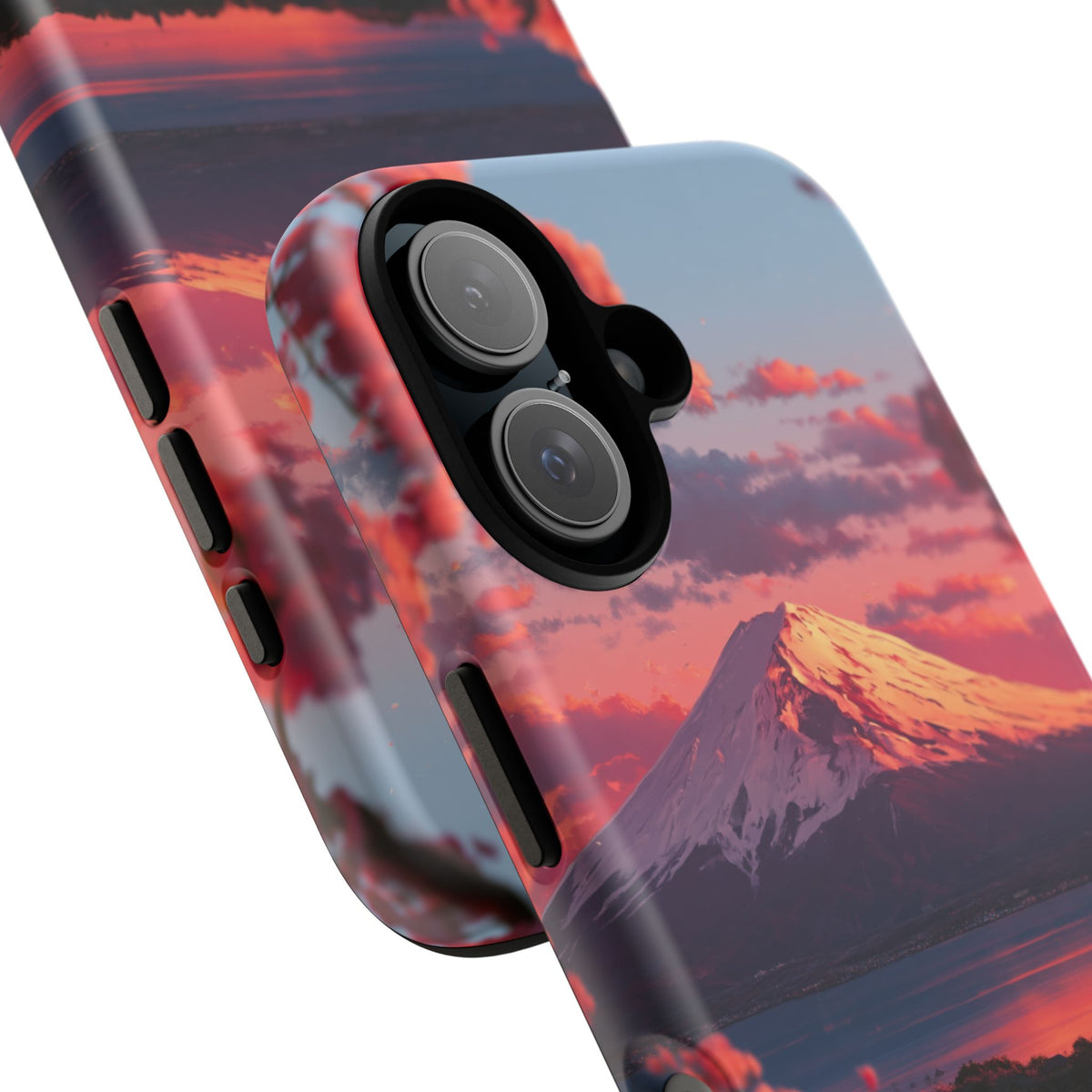 Fuji Rose Horizon iPhone Tough Phone Case