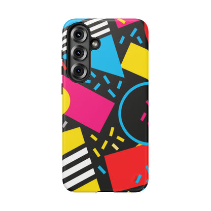 Midnight Confetti Samsung Galaxy Tough Case | Bright Abstract on Black
